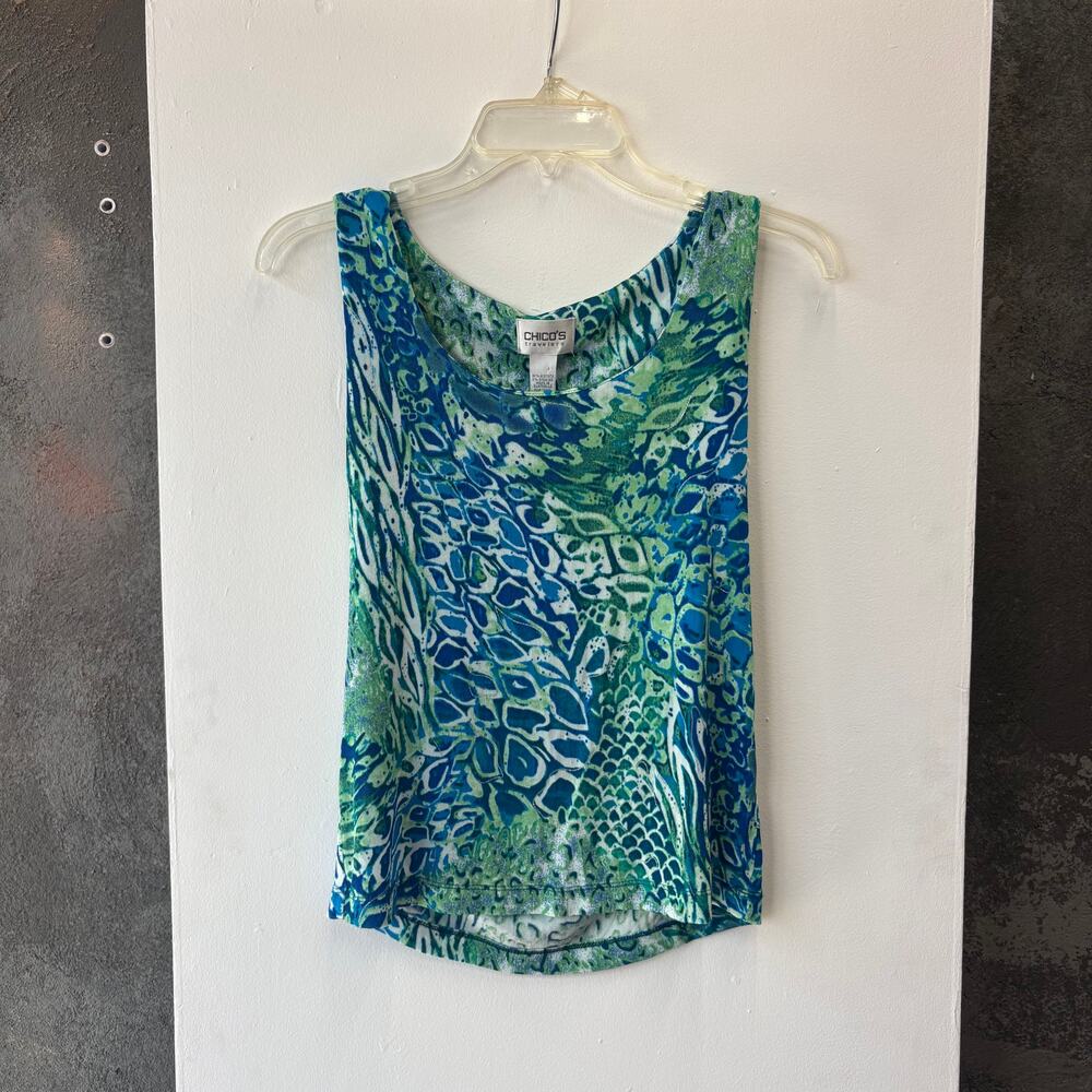 Chico’s Vintage Animal Print Tank Top